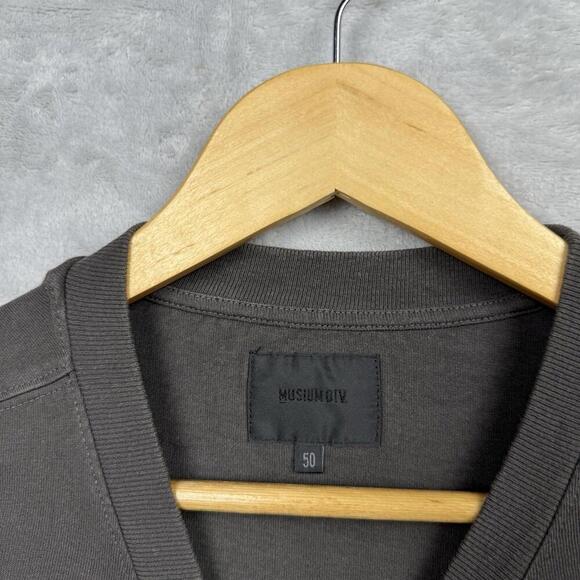 Musium Div. Graphic Tape Detail T-Shirt Size M Streetwear Techwear Luxury Japan - Picture 3 of 10